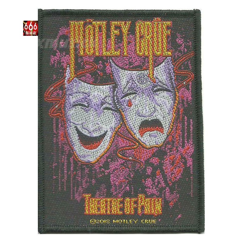 MOTLEY CRUE 官方原版 Theater Of Pain (Woven Patch)