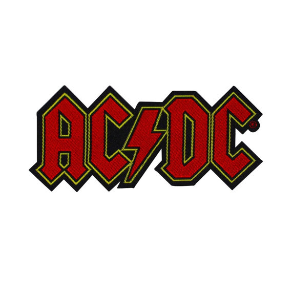 AC/DC 官方原版 Logo 异形 (Woven Patch)