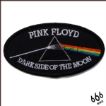 PINK FLOYD 官方原版 Dark Side Of The Moon 椭圆刺绣 (Embroidered Patch)