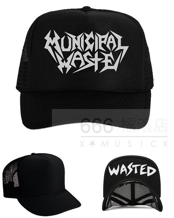 MUNICIPAL WASTE 官方原版进口乐队标志 (棒球帽)