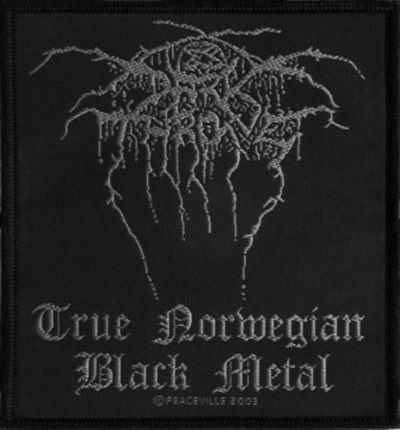 DARKTHRONE 官方原版 True Norwegian Black Metal (Woven Patch)