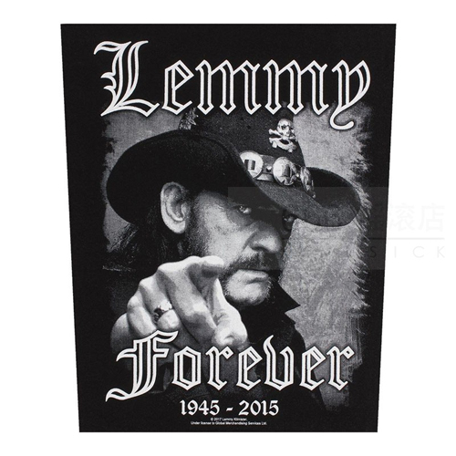 摩托头 Lemmy 官方原版 Forever 1945-2015 (Back Patch)