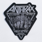 ANTHRAX 美国原版 Soldiers Of Metal 异形 (Woven Patch)